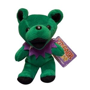Grateful Dead Stagger Lee Beanie Bear Green Purple 1997 Steven Smith VTG  Plush